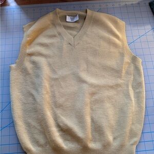 Men's Cream Sweater Vest
